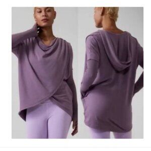 NWT Athleta Purnana Wrap Sweatshirt Small top : To and from yoga 4 6 hoodie